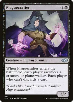 Plaguecrafter 1x MtG Jumpstart 2022 J22 SP/NM - Image 1