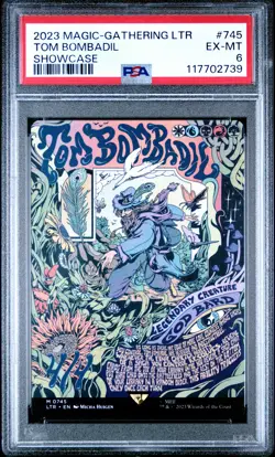 2023 MTG TALES OF MIDDLE-EARTH SHOWCASE #745 TOM BOMBADIL PSA 6 - Image 1
