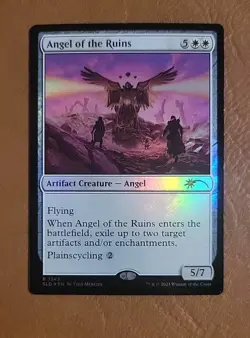 NM FOIL Angel of the Ruins SLD #1343 Angel's Secret Lair - Image 1