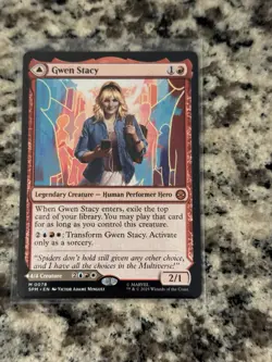 MTG - Gwen Stacy M Marvel's Spider-Man 78 LP-NM - Image 1