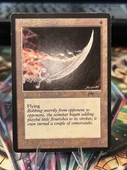 MTG: Magic Arabian Nights - Dancing Scimitar (Light Play) - Image 1