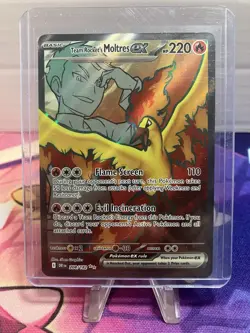 Pokemon TCG Team Rockets Moltres EX Destined Rivals 208/182 NearMint Condition - Image 1
