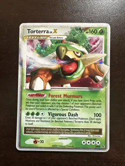 Torterra LV. X DP09 MP Pokemon TCG Diamond & Pearl Black Star Promo - Image 1