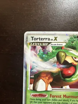 Torterra LV. X DP09 MP Pokemon TCG Diamond & Pearl Black Star Promo - Image 3