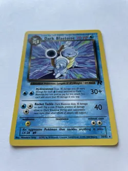 Dark Blastoise 20/82 NM Non Holo Rare Unlimited Team Rocket 2000 Pokemon TCG - Image 2