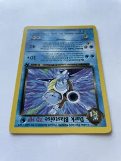 Dark Blastoise 20/82 NM Non Holo Rare Unlimited Team Rocket 2000 Pokemon TCG - Image 3