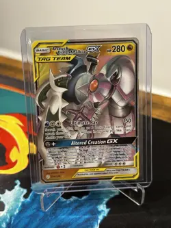 POKEMON TCG - COSMIC ECLIPSE - ARCEUS DIALGA PALKIA GX TAG TEAM 156/236 Fresh! - Image 1