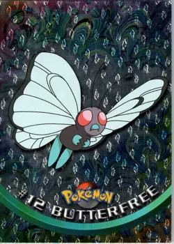 topps Pokemon TV Animation Series 1 Foil #12 Butterfree - Image 1