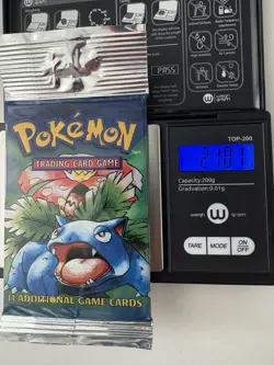🔥1999 HEAVYU 21.01g Pokemon Base Set Booster Packs, Venusaur art 742818061582 - Image 1