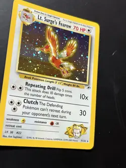 Pokemon TCG - Lt. Surge's Fearow Holo Rare 7/132-NM-Gym Heroes - Image 2