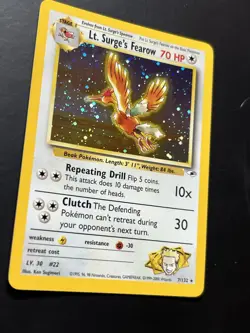 Pokemon TCG - Lt. Surge's Fearow Holo Rare 7/132-NM-Gym Heroes - Image 3