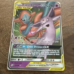 Pokemon TCG Unified Minds Espeon & Deoxys Tag Team GX 72/236 Holo Mint/NM 🔥 - Image 4