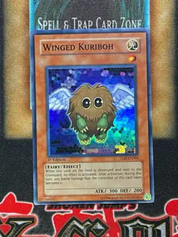 Yugioh Winged Kuriboh TLM-EN005 Super Rare 1st Ed MP - Image 1