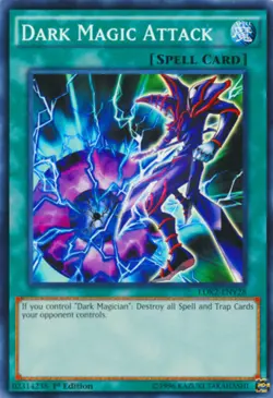 Yugioh! LP Dark Magic Attack - LDK2-ENY28 - Common - 1st Edition Lightly Played, - Image 1