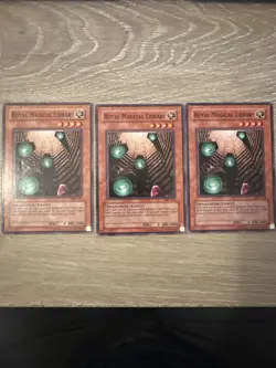 Yugioh Royal Magical Library X3 Common MFC-074 MP Playset - Image 1