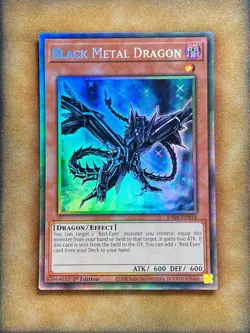 Yugioh Black Metal Dragon RA04-EN016 Prismatic Collector Rare 1st Ed NM - Image 1