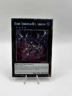 Dark Rebellion Xyz Dragon 1st Edition Quarter Platinum Rare RA04-EN237 - Image 1