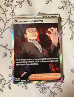 Giovanni's CharismaHolo Card 197/165 Scarlet & Violet 151 - Image 1
