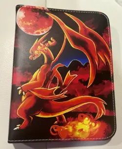 Charizard Pokemon Card Binder 50 2x2 Pages - Image 1