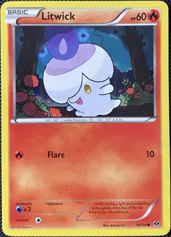 Litwick 18/99 Next Destinies Regular - Pokemon Card - Image 1