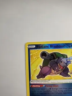Pokemon Go TCG Radiant Blastoise Holo Rare Card Mint Condition 018/078 - Image 2