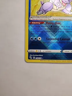 Pokemon Go TCG Radiant Blastoise Holo Rare Card Mint Condition 018/078 - Image 4