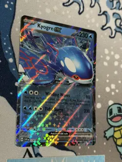 Kyogre ex SVP 178 Scarlet & Violet Black Star Promo Holo Pokemon Card LP - Image 2