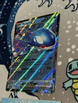 Kyogre ex SVP 178 Scarlet & Violet Black Star Promo Holo Pokemon Card LP - Image 3