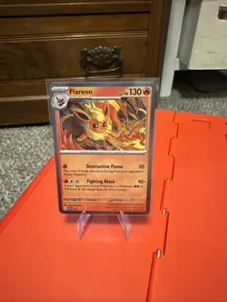 Flareon SVP 167 Black Star Promo Prismatic Evolutions Pokemon Card Free Ship - Image 1