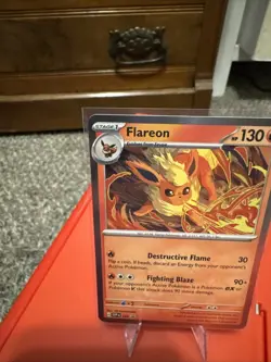 Flareon SVP 167 Black Star Promo Prismatic Evolutions Pokemon Card Free Ship - Image 2