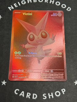 Pokemon TCG Black Bolt White Flare Red Victini BWR 171/086-ENGLISH Card - Image 1