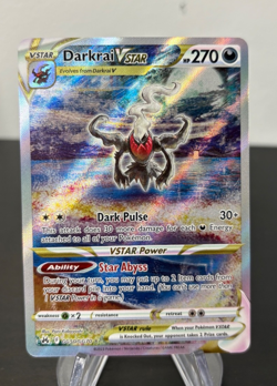 2023 Pokemon Darkrai VStar Crown Zenith Galarian Gallery GG50/GG70 Card NM - Image 1