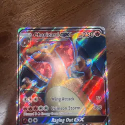 2017 Pokemon TCG Charizard-GX Holo Promo Card SM60 250 HP Raging Out GX (Gem) - Image 2
