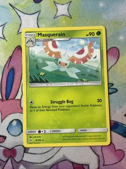 Masquerain 8/149 - VLP Sun & Moon - Pokemon 2017 Rare TCG Card (B) - Image 1