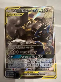 Pokemon TCG Lucario & Melmetal GX SM192 Holo Card Sun & Moon Promo(see Pictures) - Image 1