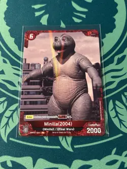 Minilla 2004 P 024+ Foil Godzilla Card Game 1st Edition Rare Parallel Battle - Image 1