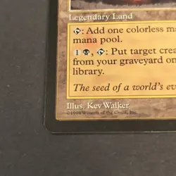 MTG Stronghold "Volrath's Stronghold" Magic the Gathering WOTC NM Minor Wear - Image 4