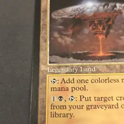 MTG Stronghold "Volrath's Stronghold" Magic the Gathering WOTC NM Minor Wear - Image 5