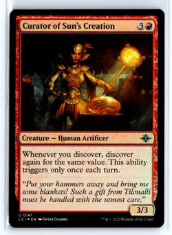 FOIL Curator of Sun's Creation Lost Caverns of Ixalan - MTG Magic the Gathe - Image 1