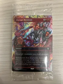 MTG Commander Masters (CMM) Release Promo Disrupt Decorum Sealed Pack 10 Cards - Image 1