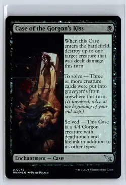 FOIL Case of the Gorgon's Kiss Murders at Karlov Manor - MTG Magic the Gath - Image 1
