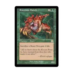 WOTC MtG Onslaught Ravenous Baloth (R) EX - Image 1