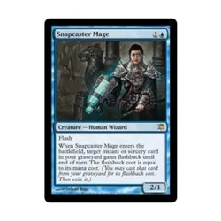 WOTC MtG Innistrad Snapcaster Mage (R) (Foil) VG - Image 1