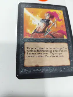 1993 MTG Magic the Gathering Card Alpha Paralyze Raw NM-LP Gaming Card TCG - Image 5