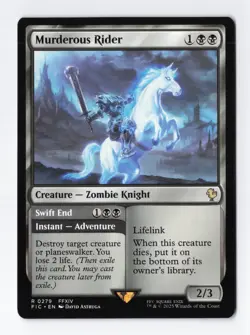 Murderous Rider Regular Rare Final Fantasy MTG Magic the Gathering Card NM - Image 1