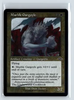 FOIL Marble Gargoyle Modern Horizons 2 - MTG Magic the Gathering Card - Image 1
