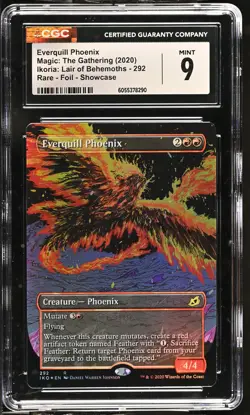 EVERQUILL PHOENIX Ikoria: Lair of Behemoths Showcase Foil Rare CGC 9 MTG - Image 1