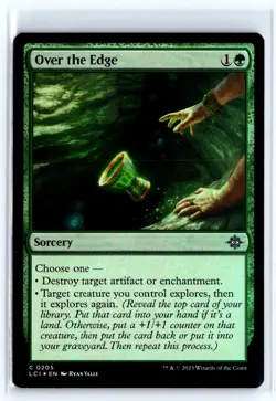 FOIL Over the Edge The Lost Caverns of Ixalan - MTG Magic the Gathering Card - Image 1