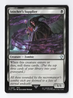 Stitcher's Supplier Normal U Final Fantasy MTG Magic the Gathering Card NM - Image 1