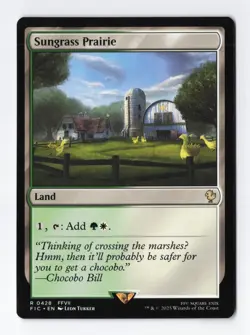 Sungrass Prairie Normal R Final Fantasy MTG Magic the Gathering Card NM - Image 1